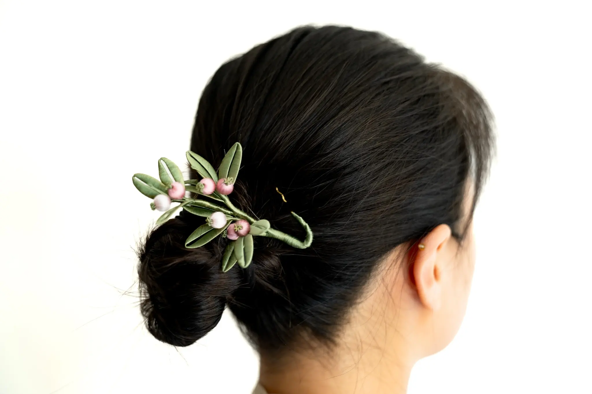 Olive Berry Hair Ornament · 橄榄枝缠花发饰
