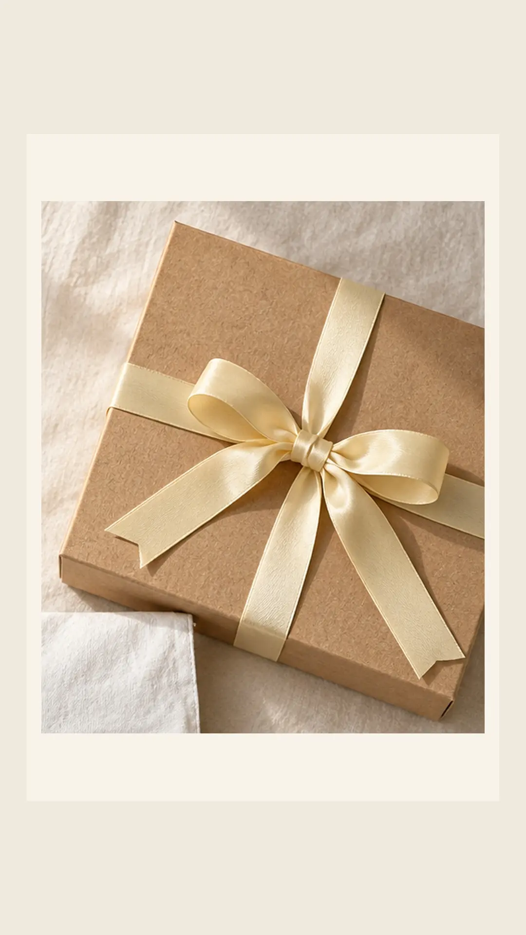 ImArtisan gift-ready kraft box and ribbon