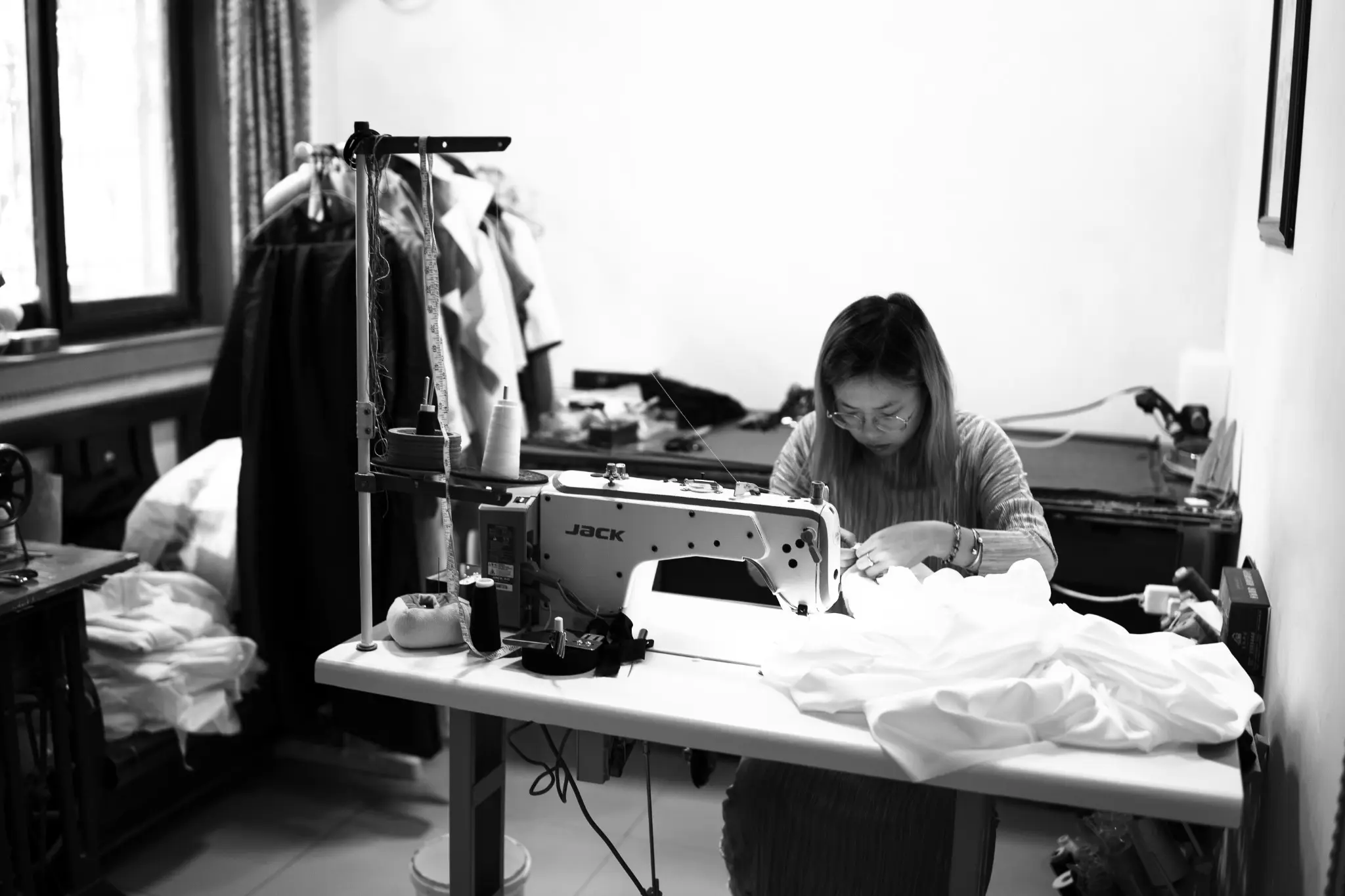 屮微我工作室服装制作过程